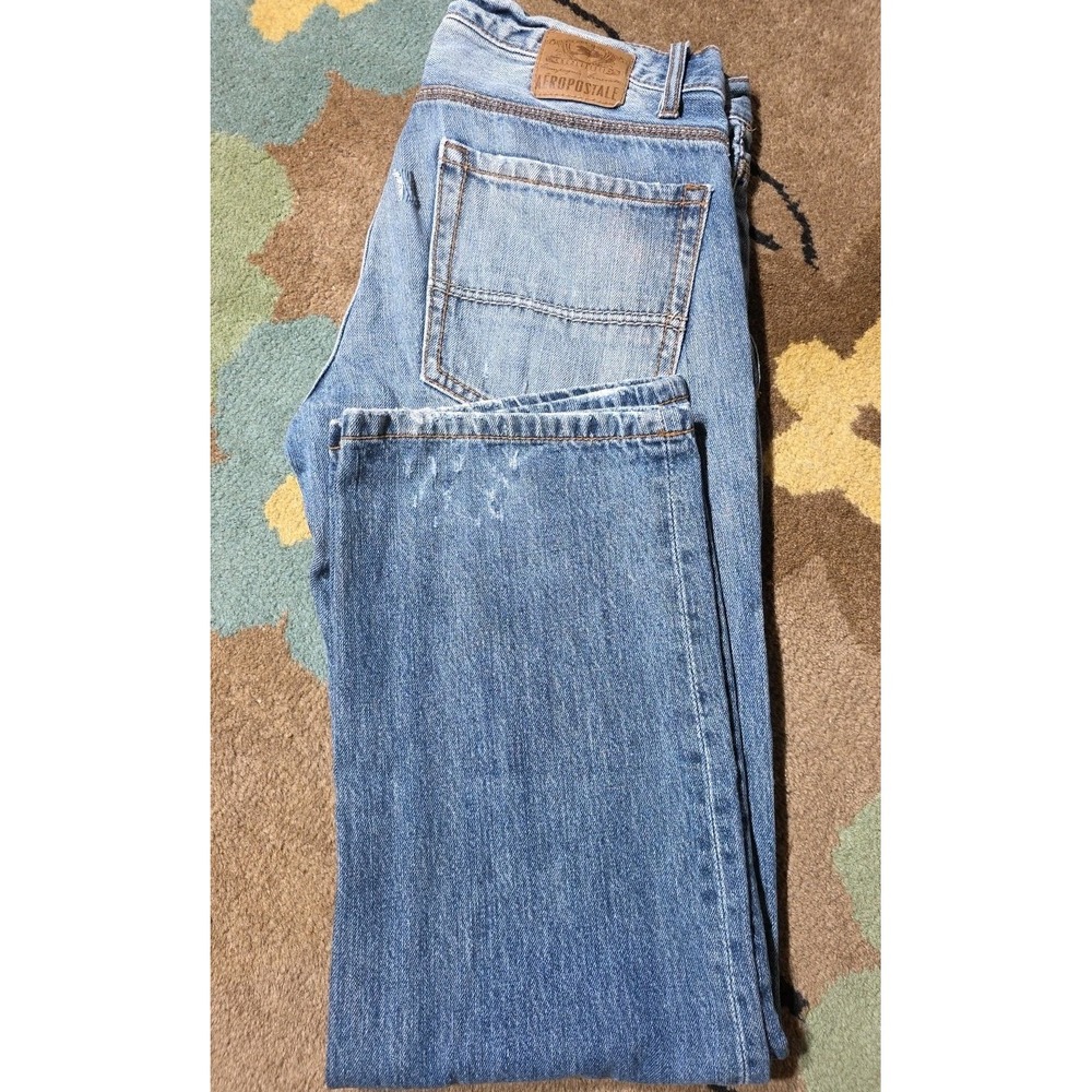 Aeropostale Jeans Mens 32x32 Blue Denim Essex Straight Leg‎ VTG Y2K Regular Fit